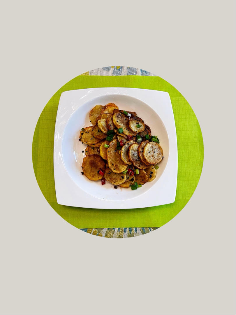 做法超级简单❗️比烧烤还好吃孜然麻辣土豆片