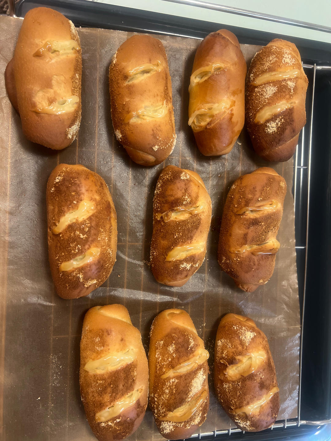 芝士火腿面包（一次发酵）