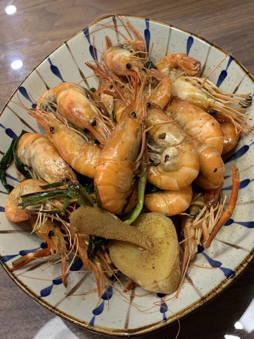 油爆豉油沼虾