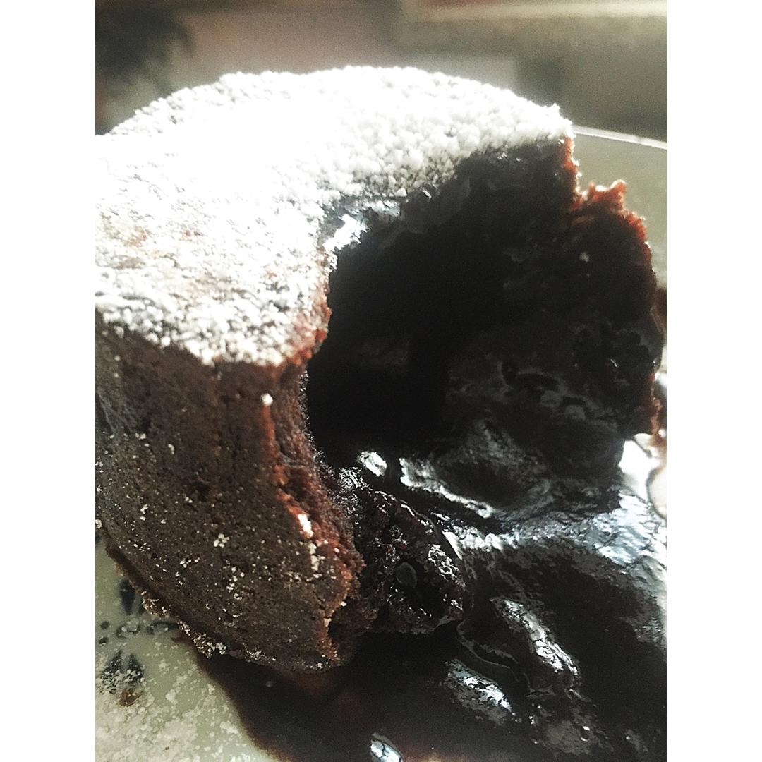 巧克力熔岩蛋糕 Chocolate Molten Lava Cake