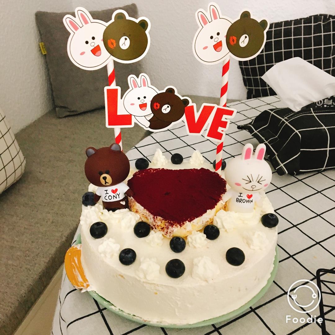 💕【情人节】爱心红丝绒蛋糕+奶油奶酪霜