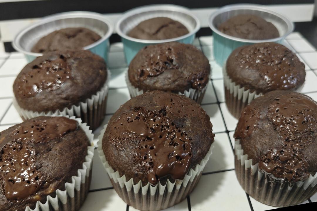 最最最简单                             最最最方便  最最最香浓的香蕉马芬蛋糕