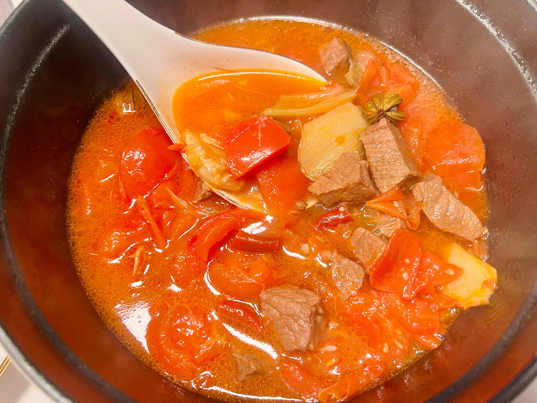 西红柿牛腩