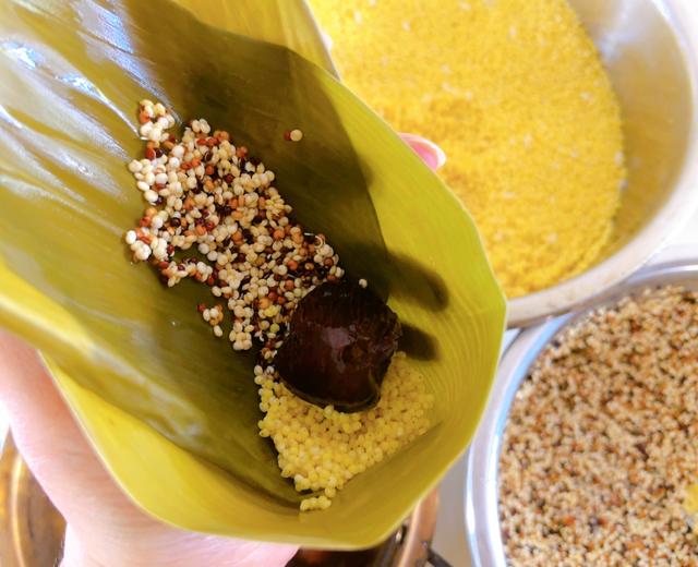 番茄家族🍅大黄米小粽子的做法