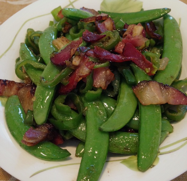 甜豆炒腊肉
