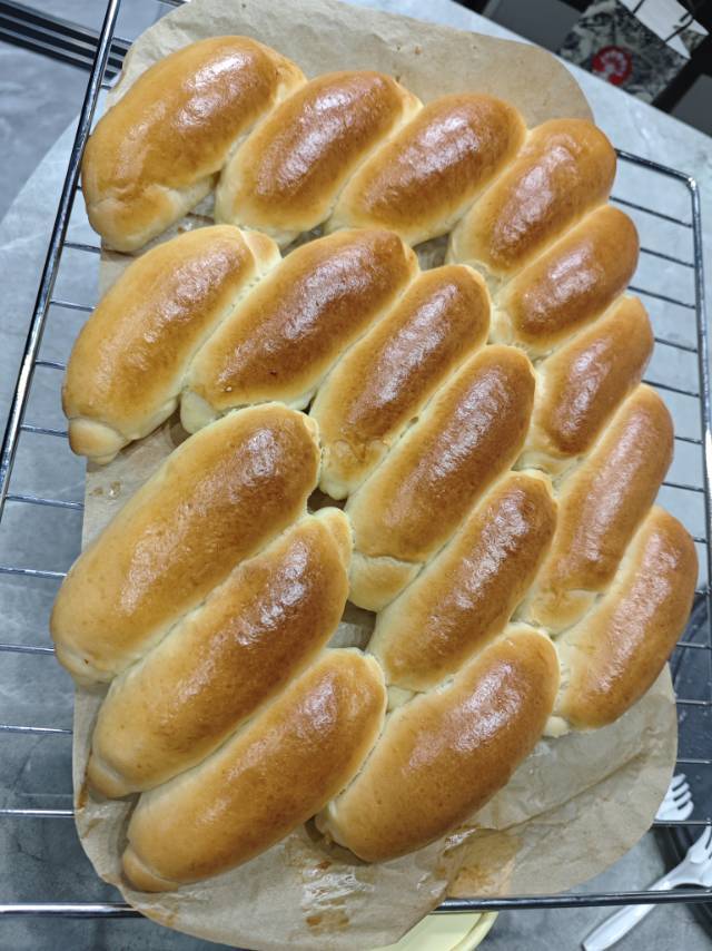 糯米餐包----蚕丝一般的面包组织