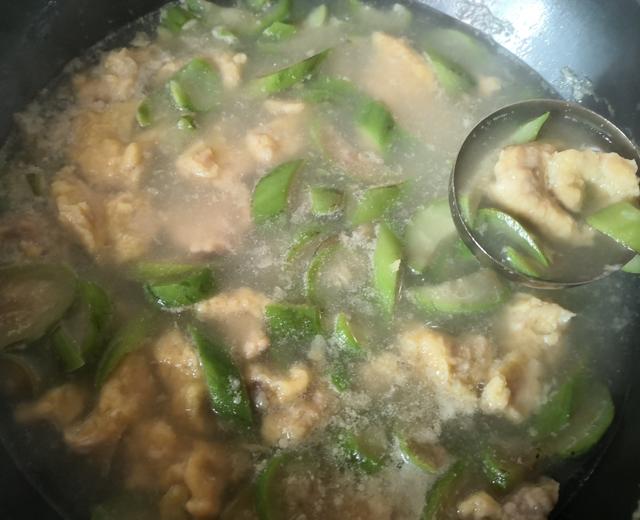 丝瓜滑肉汤的做法