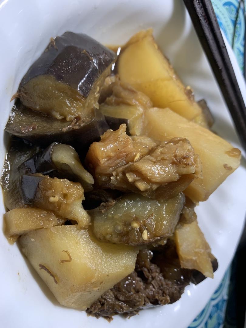 土豆炖茄子
