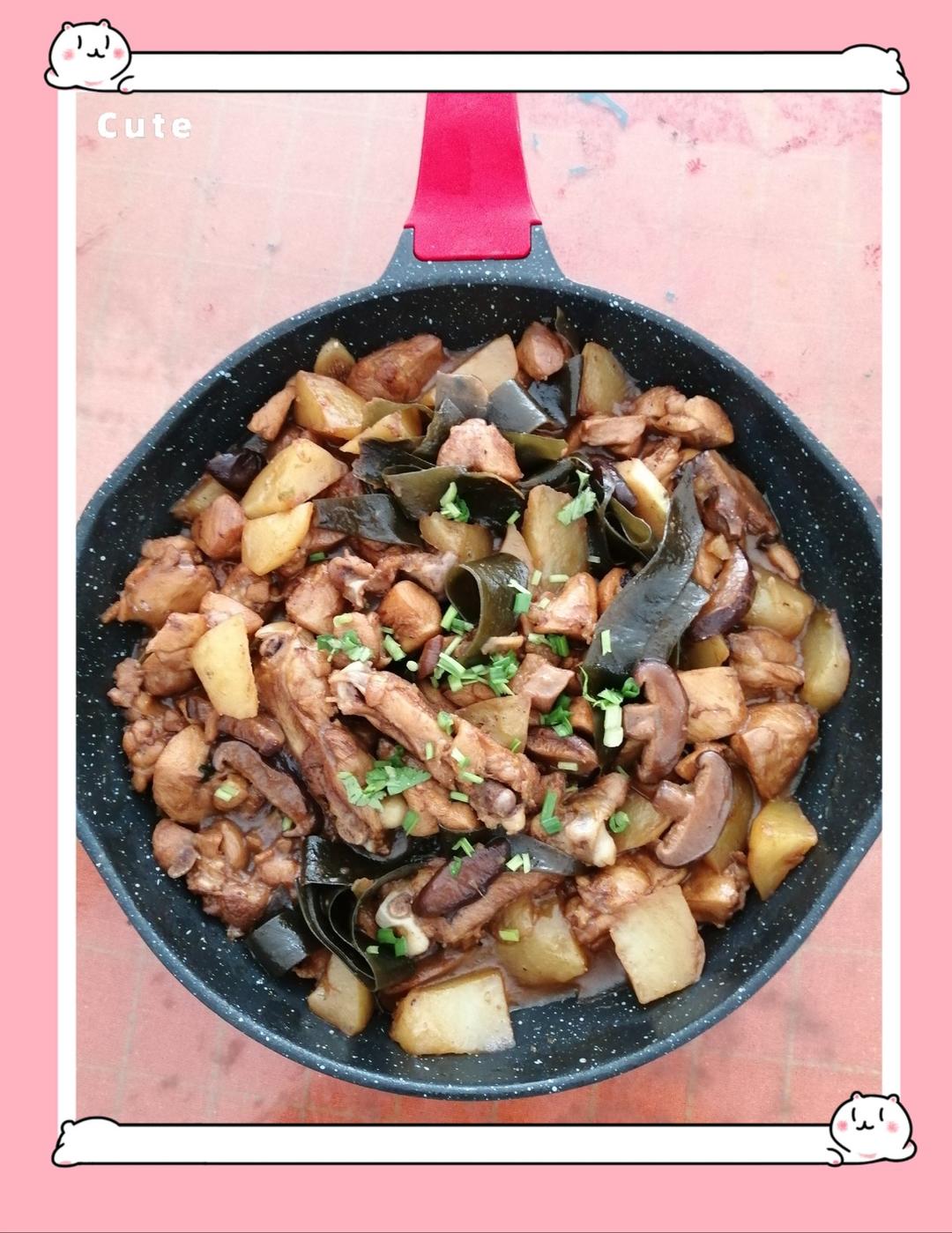 土豆鸡块（黄焖鸡）
