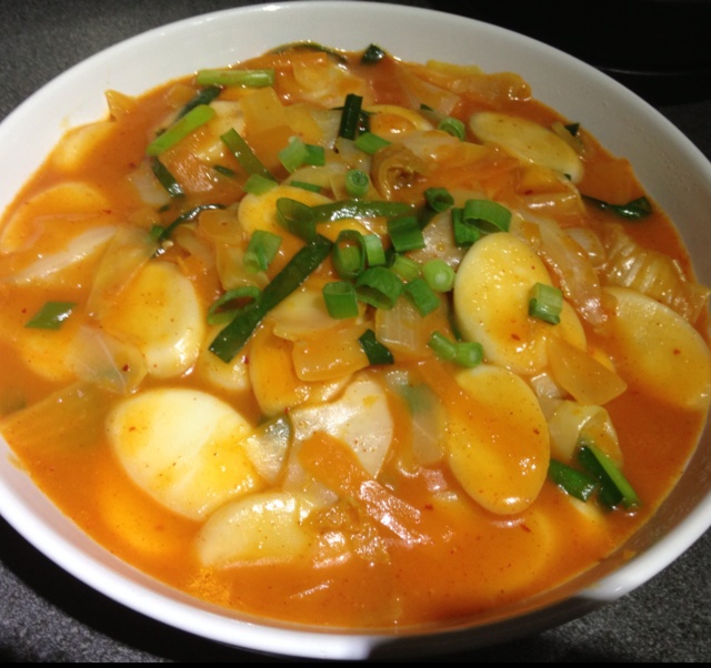 韩式辣炒年糕（or网红芝士套路之芝心年糕）