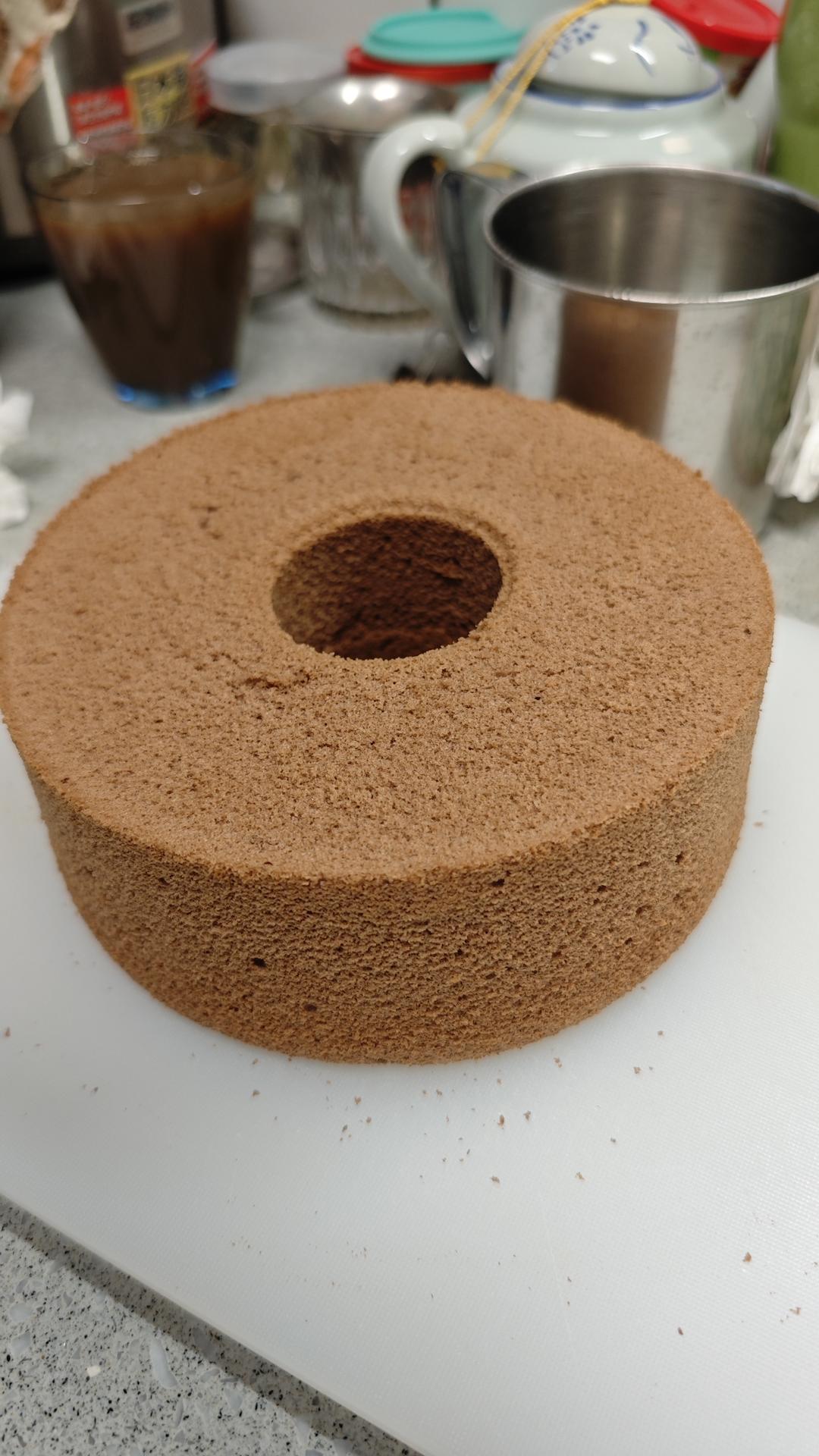 抹茶戚风（6寸加高10厘米）