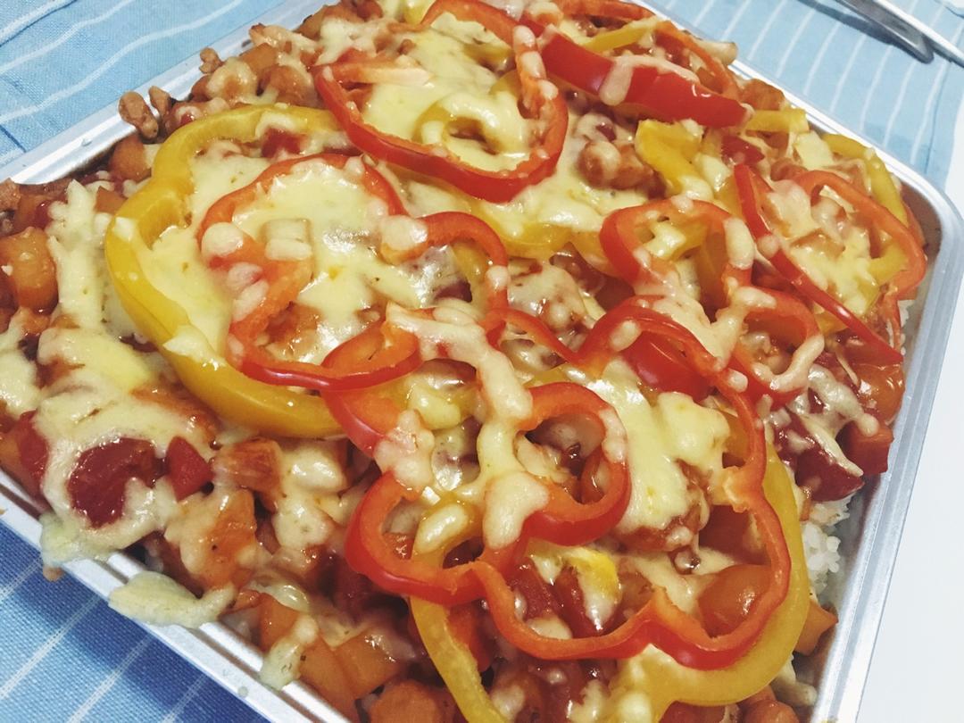 番茄鸡肉浓情焗饭【两人份】