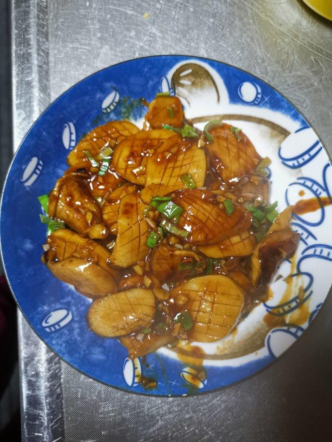 比肉还好吃的酱汁杏鲍菇，拿肉也不换。