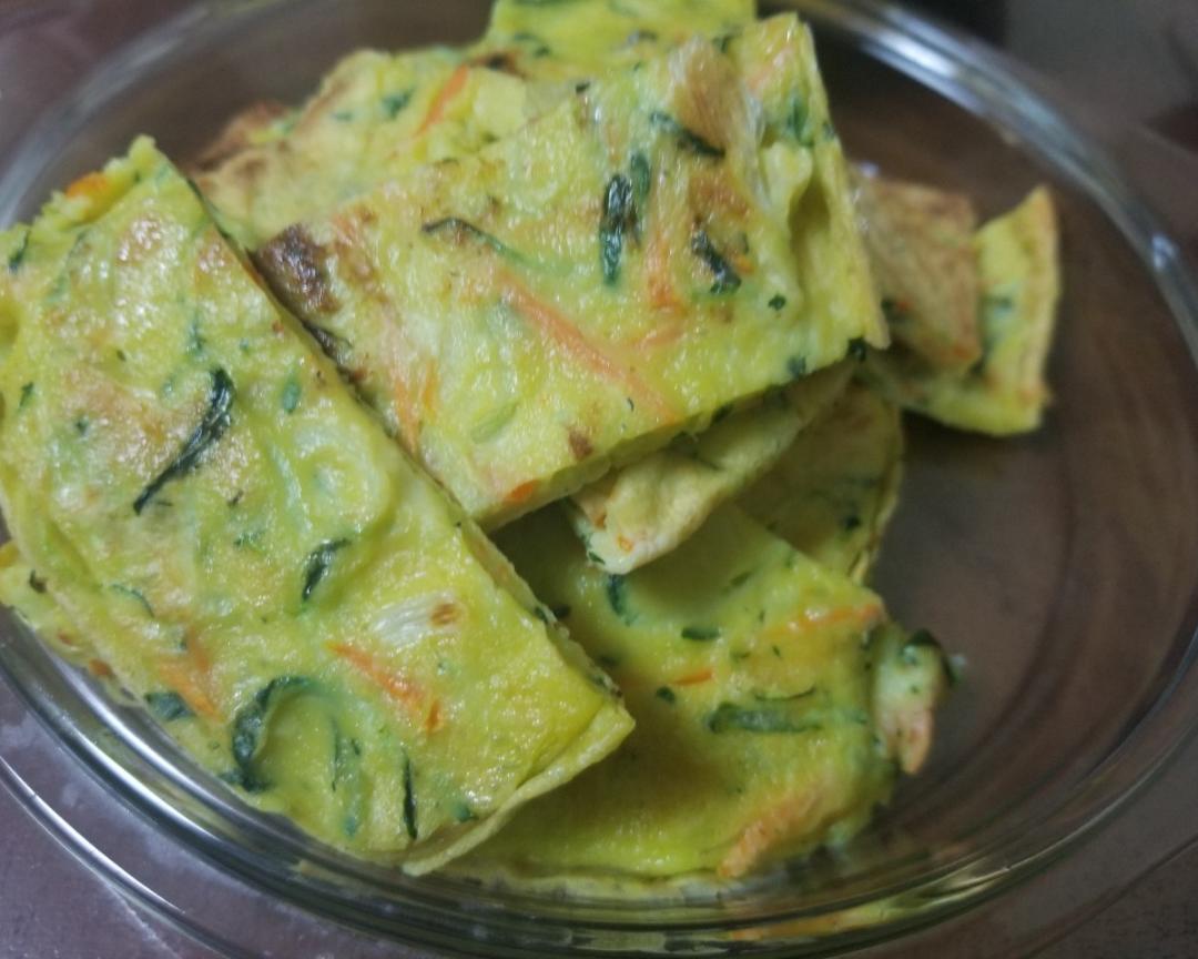 黄瓜胡萝卜饼-快手早餐的做法