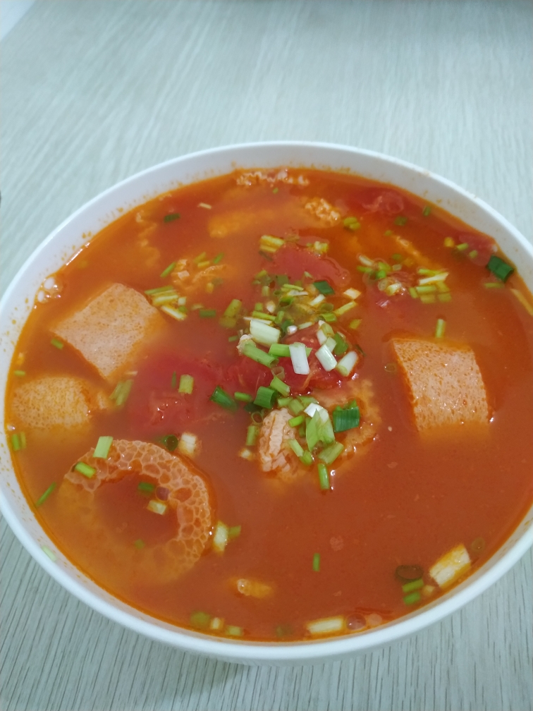 好吃又好做的“竹笋番茄汤”的做法