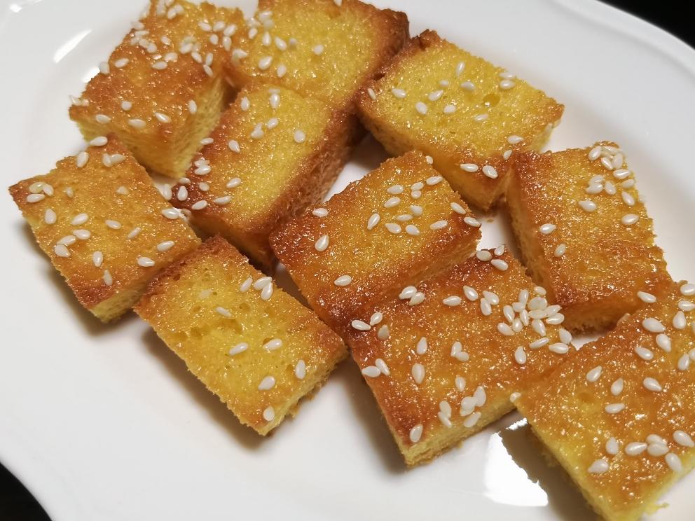 超简单黄油蜂蜜面包脆块（快速消耗剩余吐司）