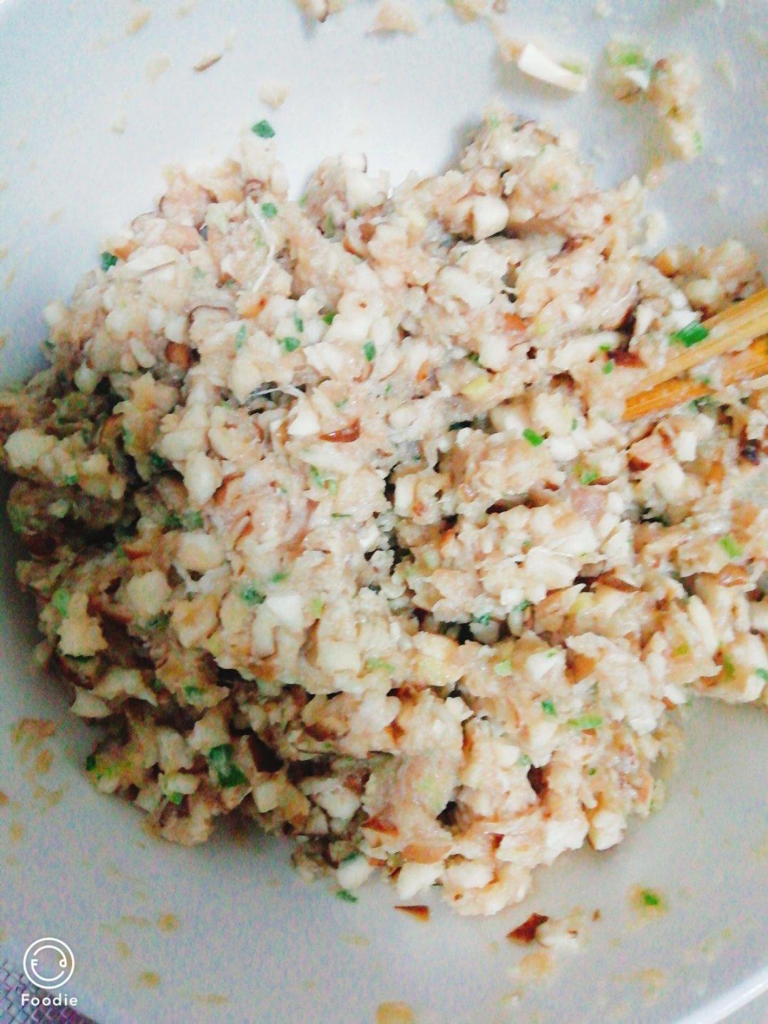 肉不柴的馄饨馅