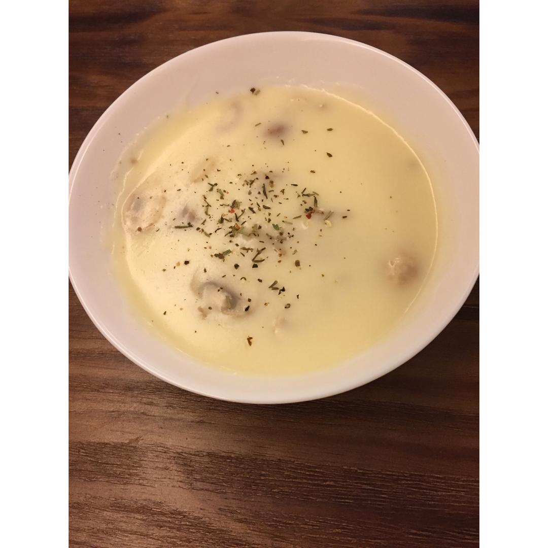 奶油蘑菇汤（完美比例版）