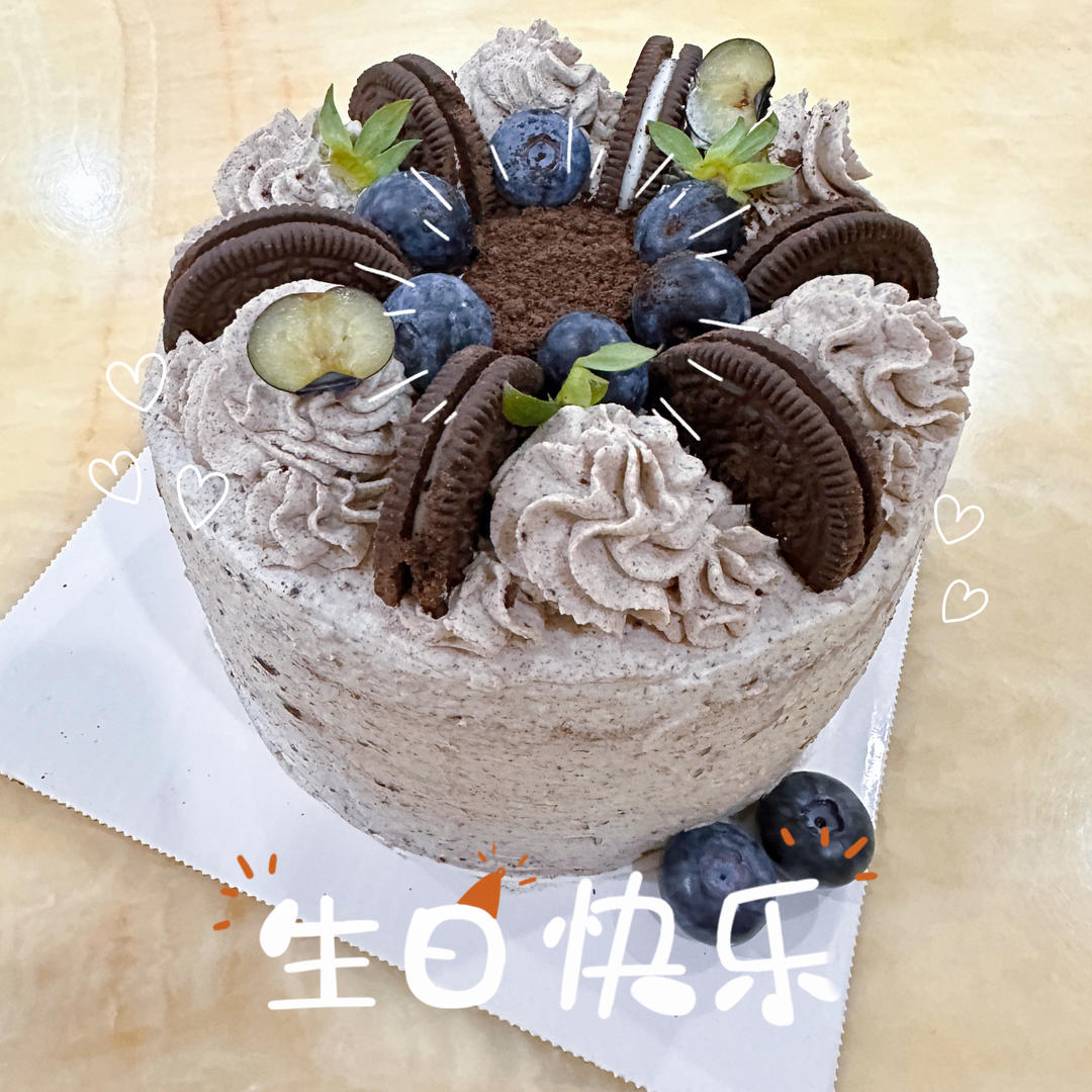 《Tinrry+》海盐咸奶油奥利奥蛋糕
