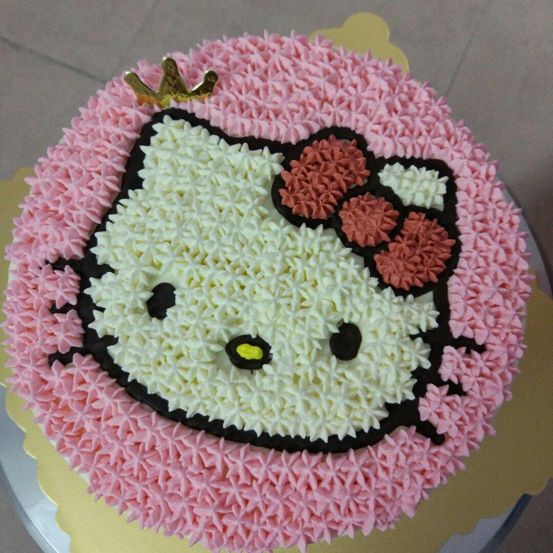 Hello kitty蛋糕（0绘画基础适用）