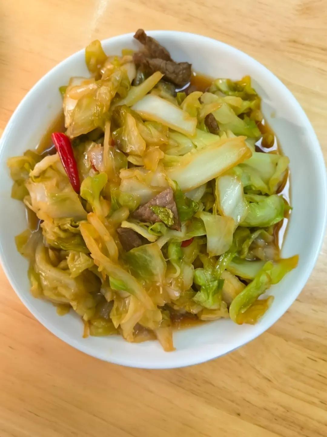 酸爽开胃的手撕包菜