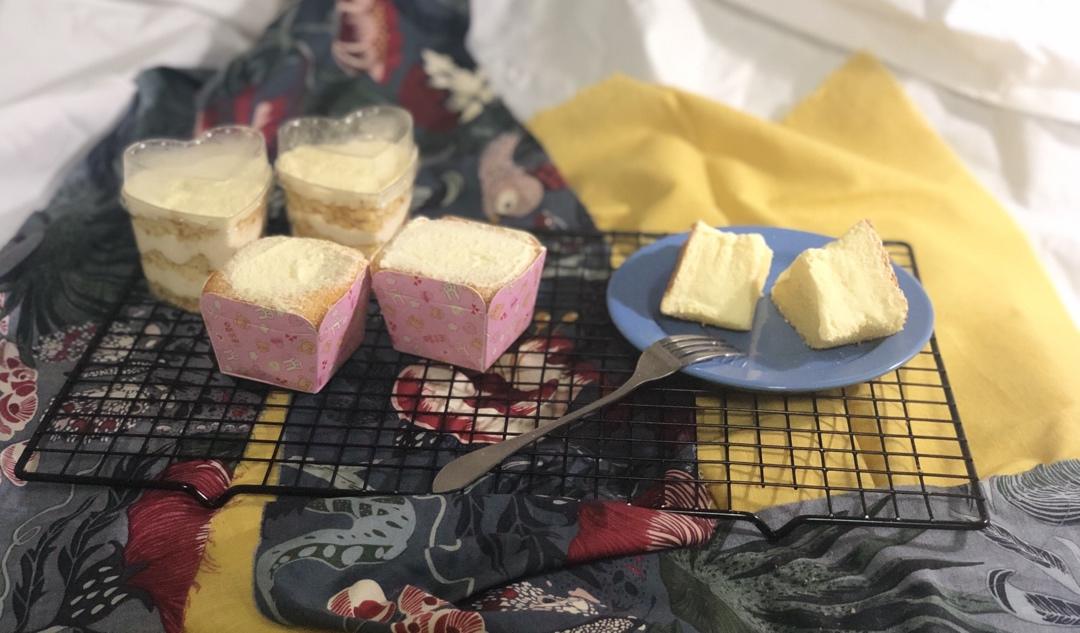 🔥口感细腻丰富，制作简单—日式冰乳酪戚风蛋糕
