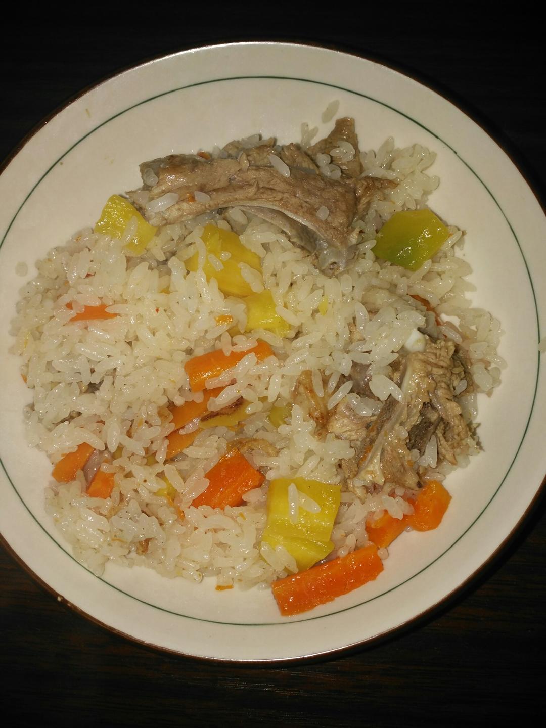 八千米海岸做的正宗新疆手抓饭