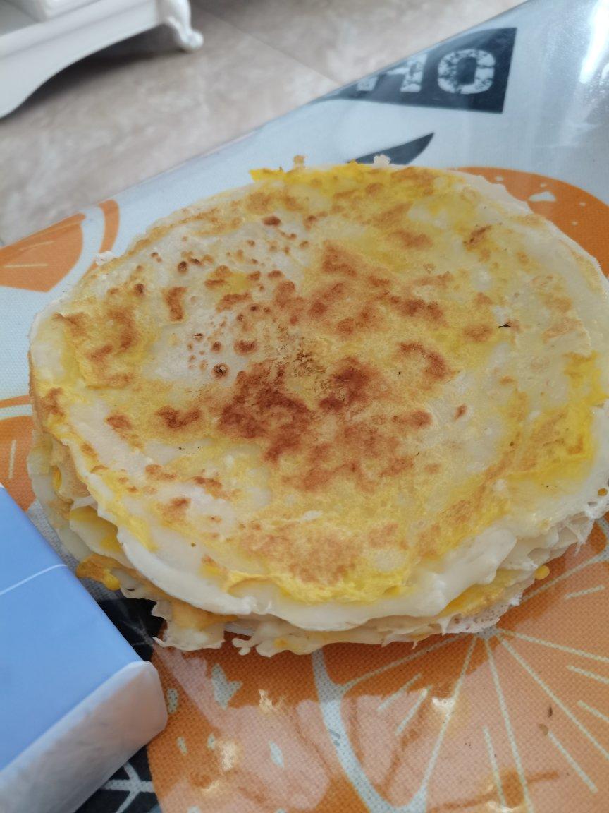 早餐鸡蛋饼 学生早餐必备 快手又营养 附细节视频详解