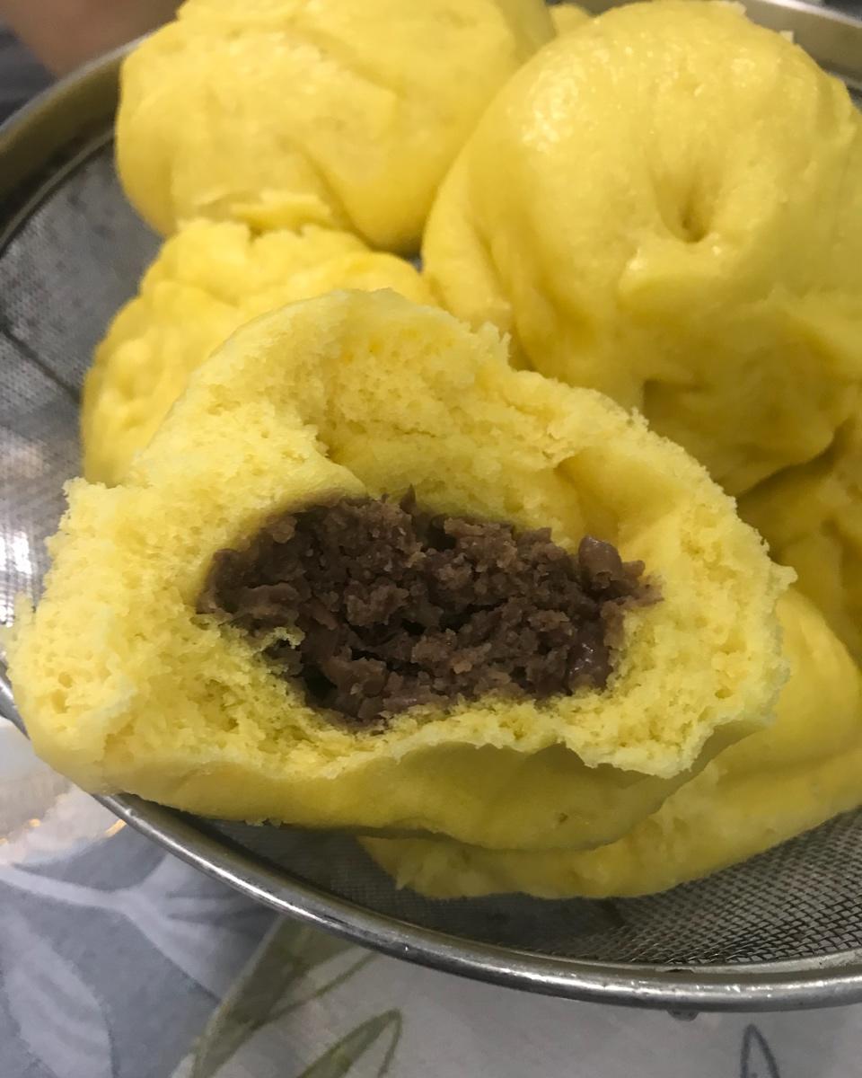 新手也可以--详解如何做出人见人爱、金黄的南瓜馒头