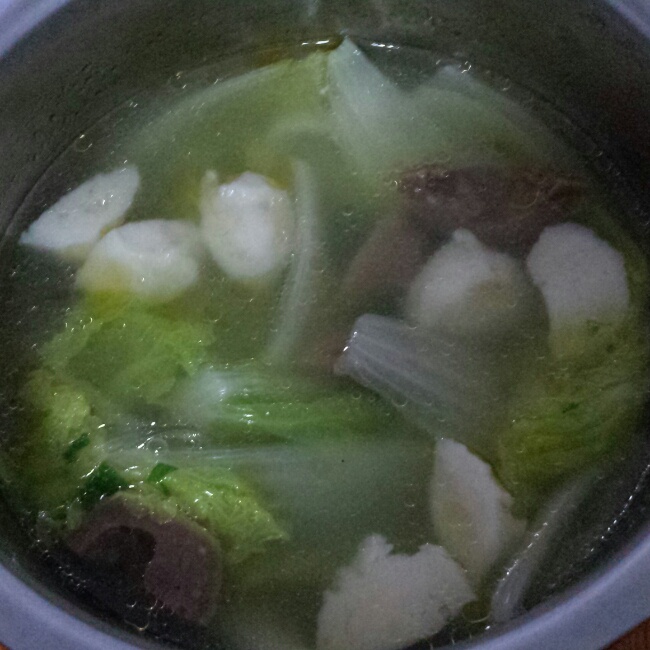 白菜粉丝汤