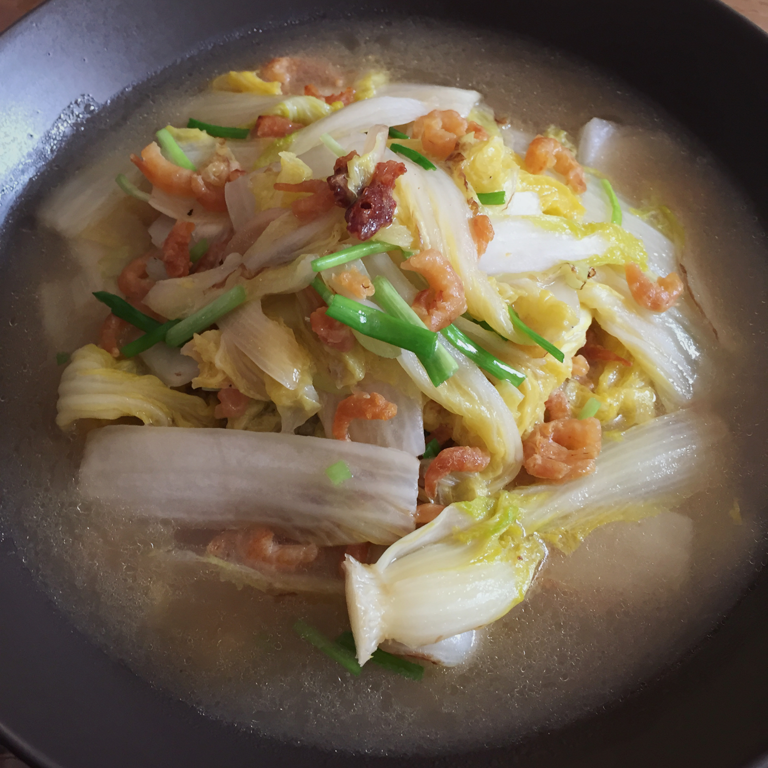 威威猫_3i7a做的海米大白菜(虾干/虾仁)