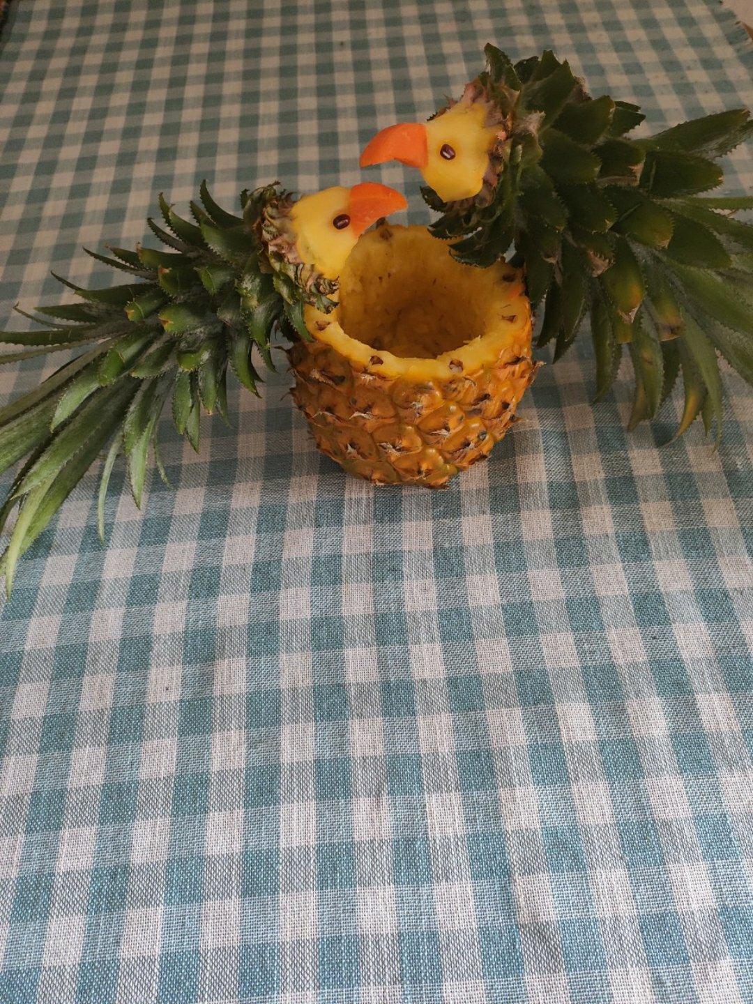 鸟语花香菠萝炒饭