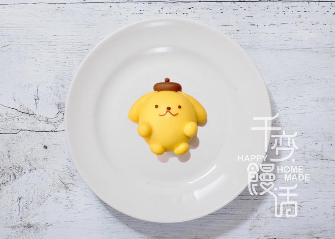 可爱造型馒头 布丁狗