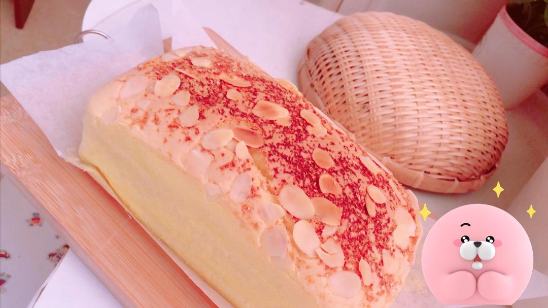 椰浆杏仁片蛋糕