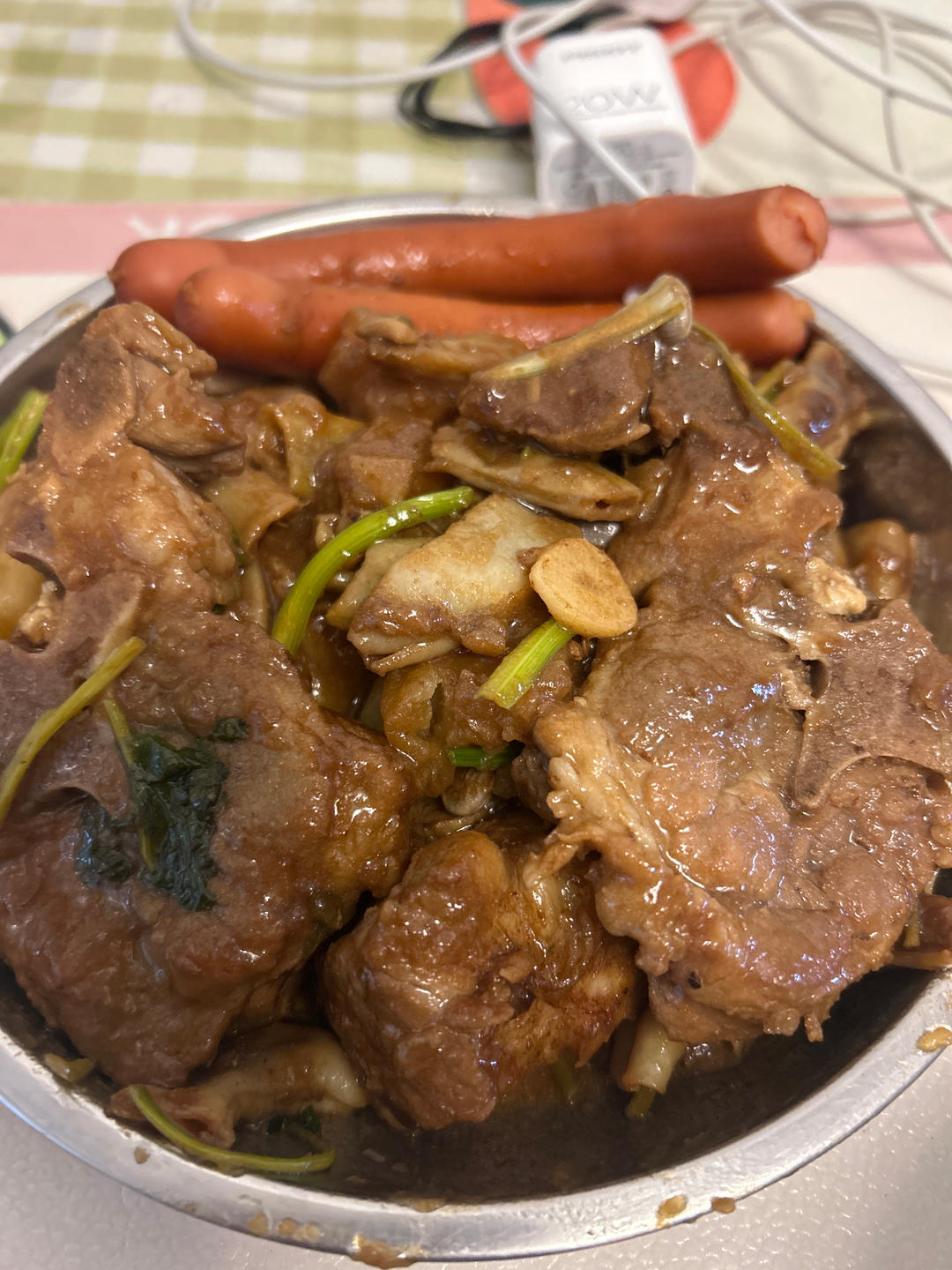 排骨炖土豆豆角