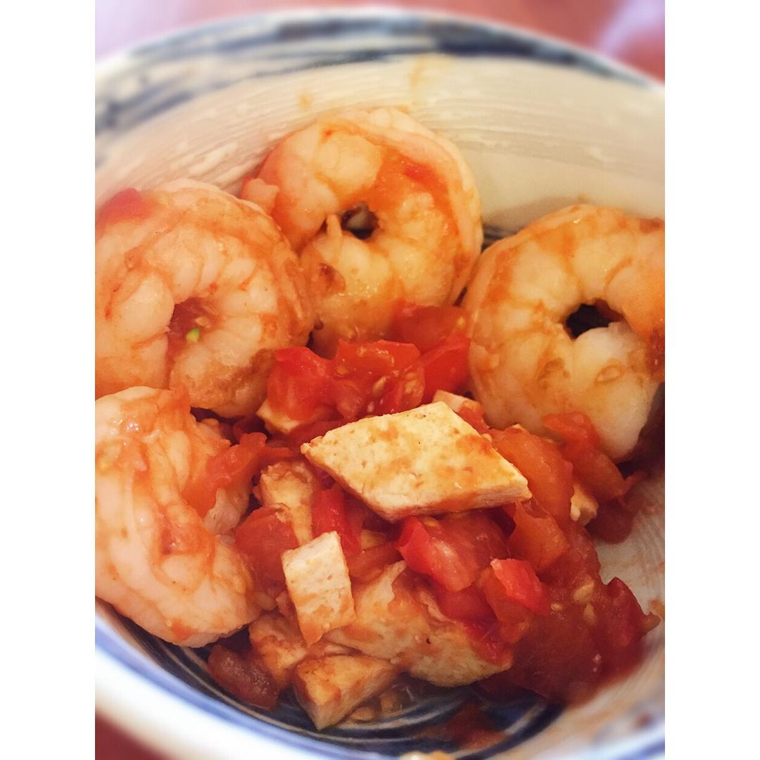 鲜虾番茄豆腐