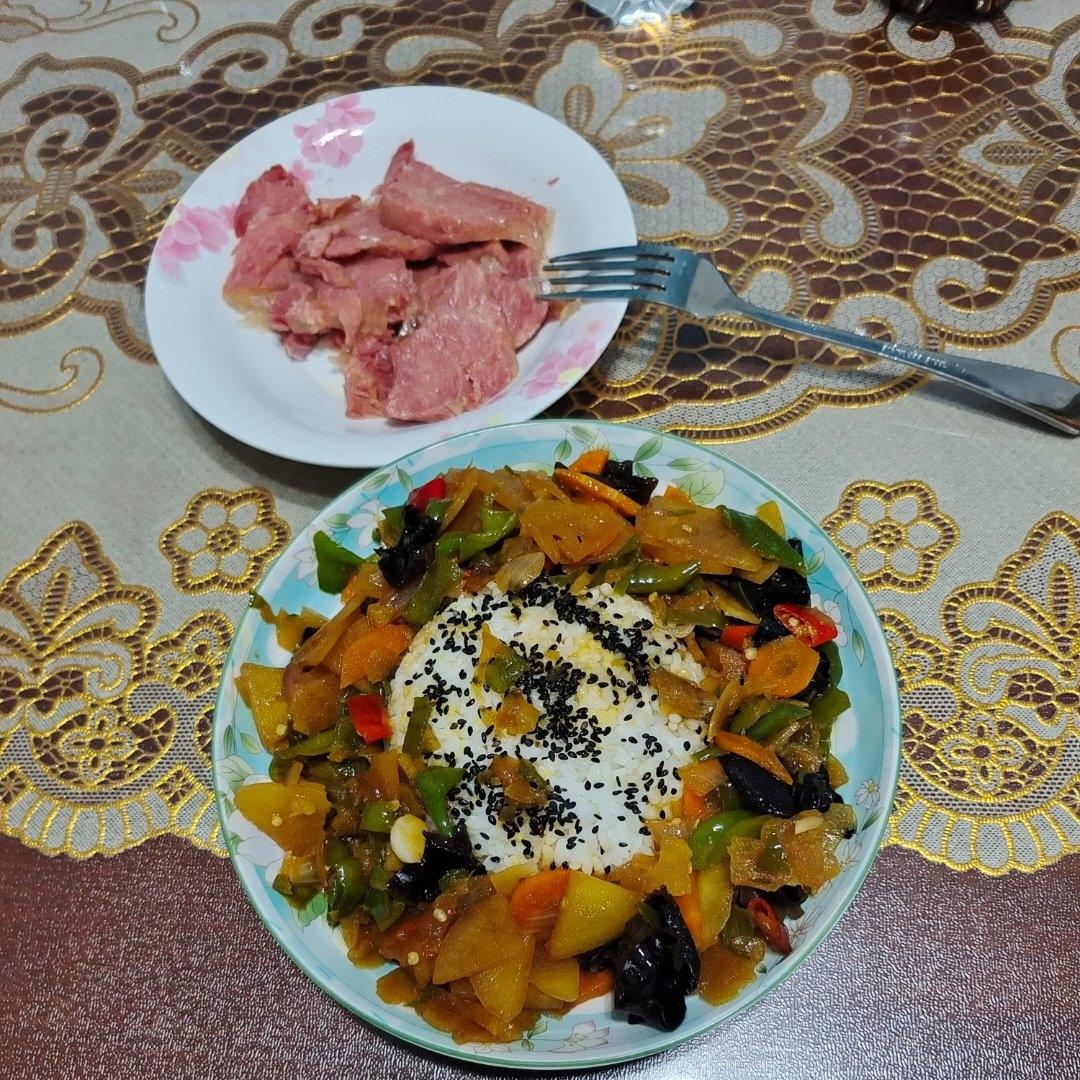 洋葱炒土豆片
