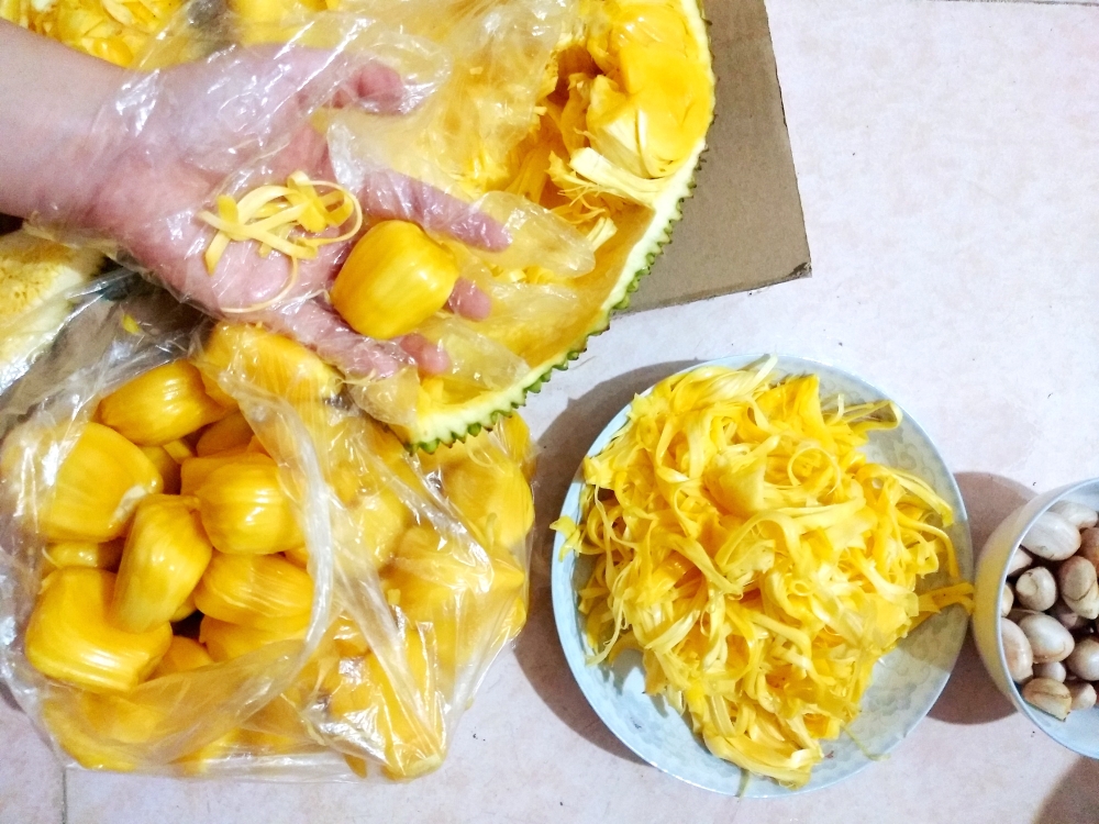 💯详细的菠萝蜜开法+吃法（适合新手）❗️❗️的做法 步骤24