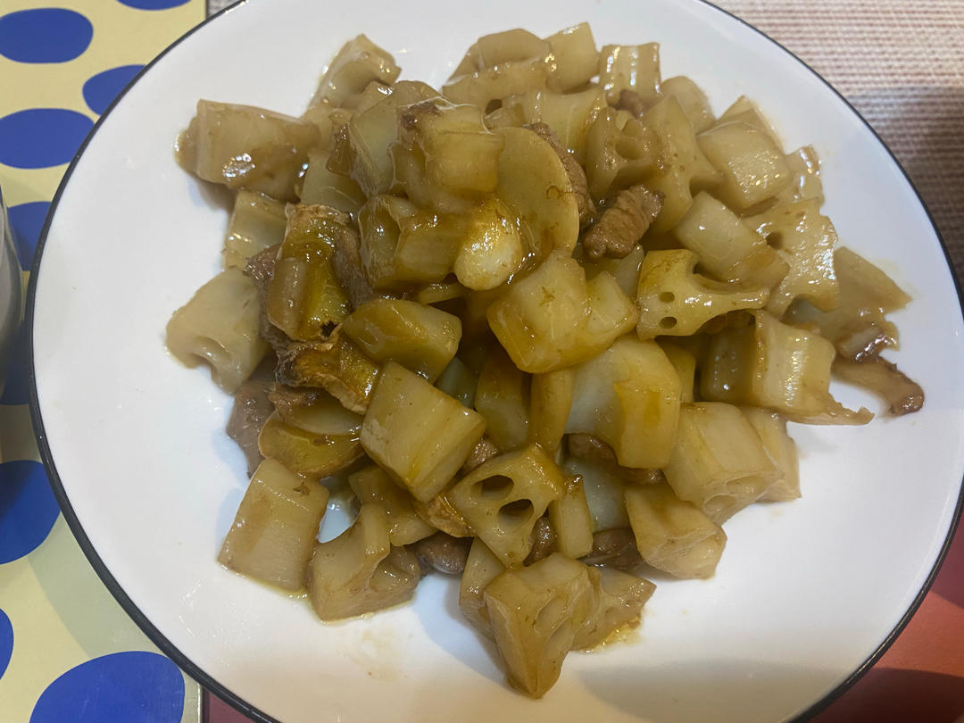 我家最受欢迎的菜之《糖醋藕丁》