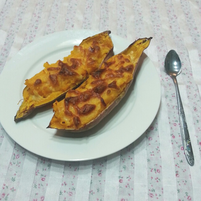 芝士奶油焗红薯