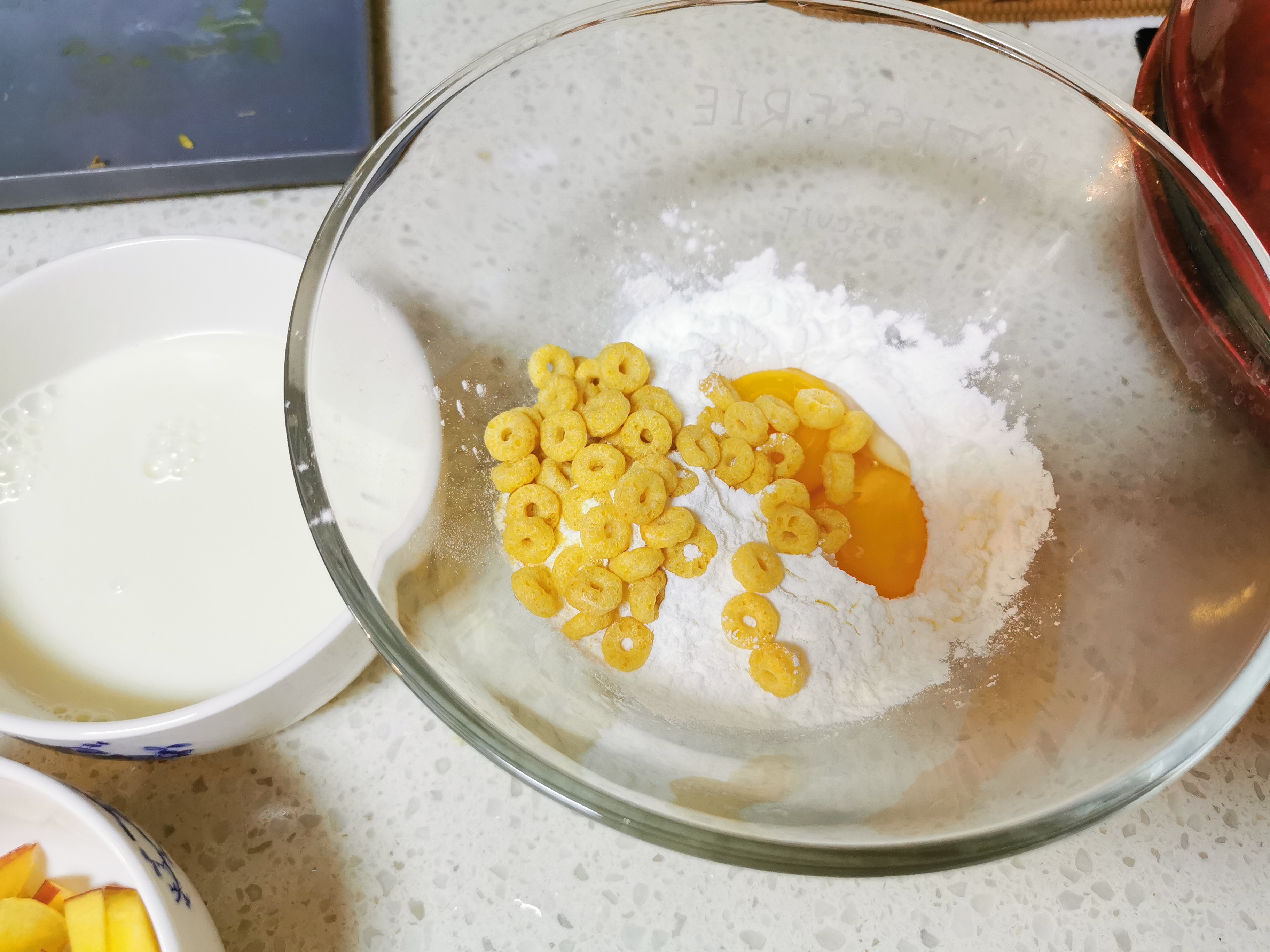 奶香燕麦谷物圈蛋黄布朗尼(蛋清过敏宝宝适用）的做法 步骤2