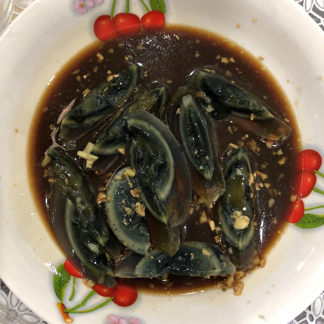 姜汁松花蛋