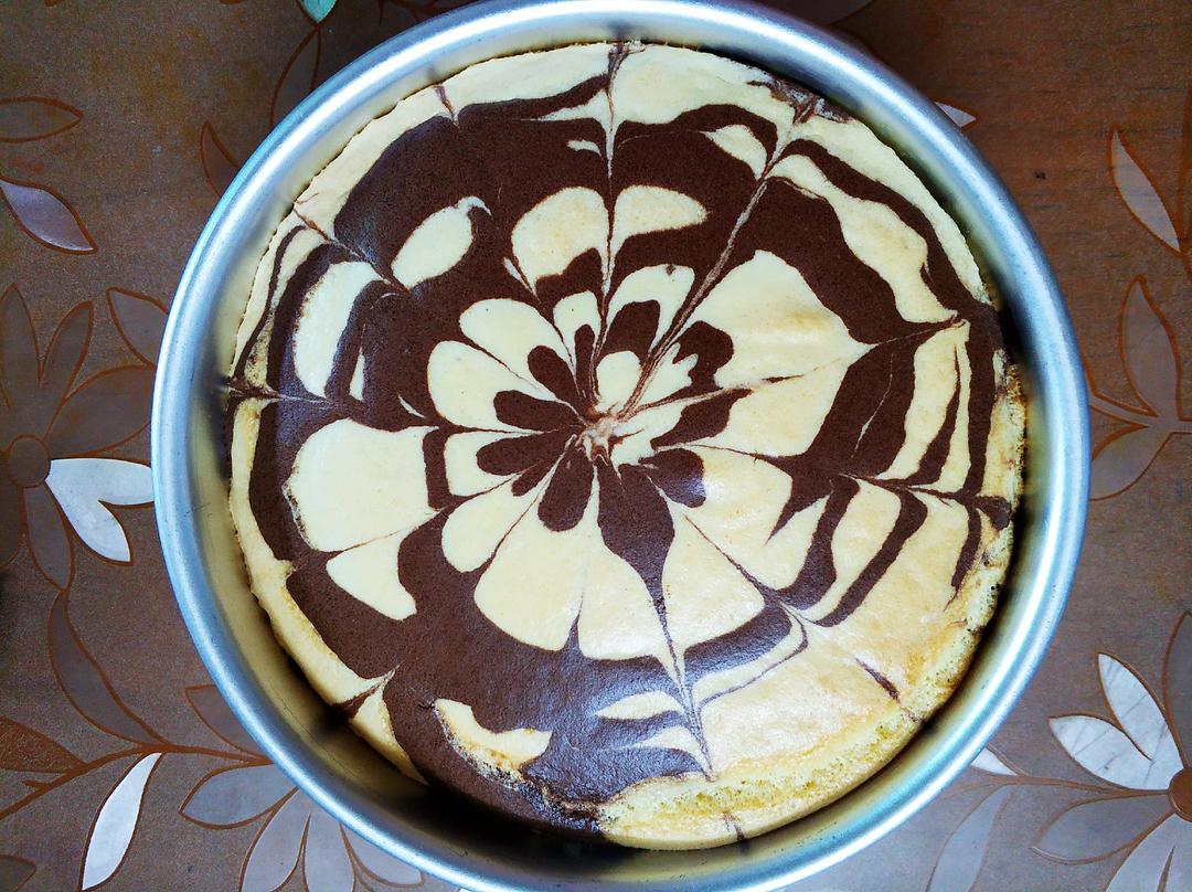 斑马纹戚风蛋糕