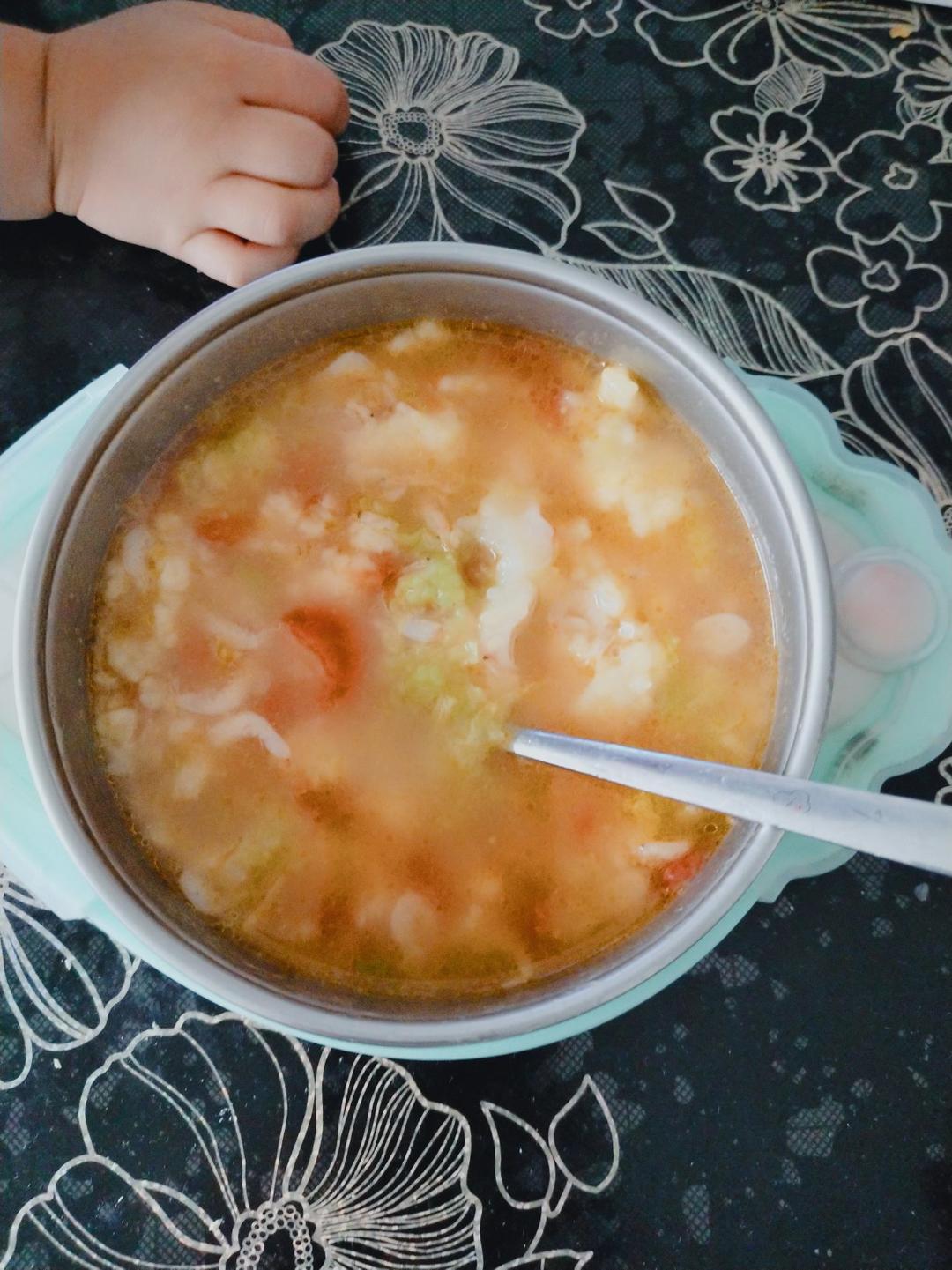 小米疙瘩汤  宝宝健康食谱