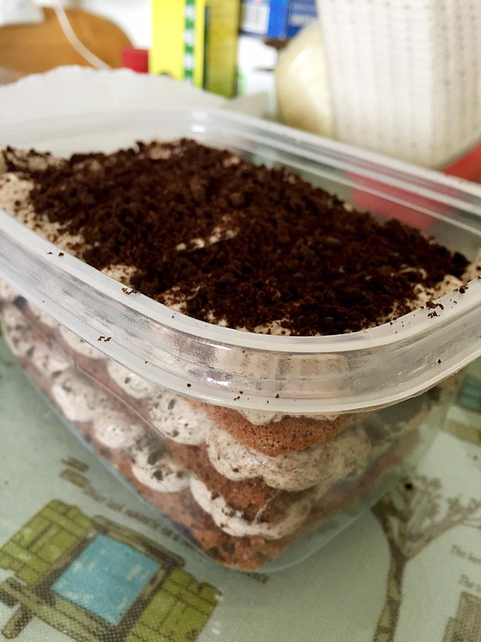 好吃到流泪的奥利奥咸奶油盒子蛋糕