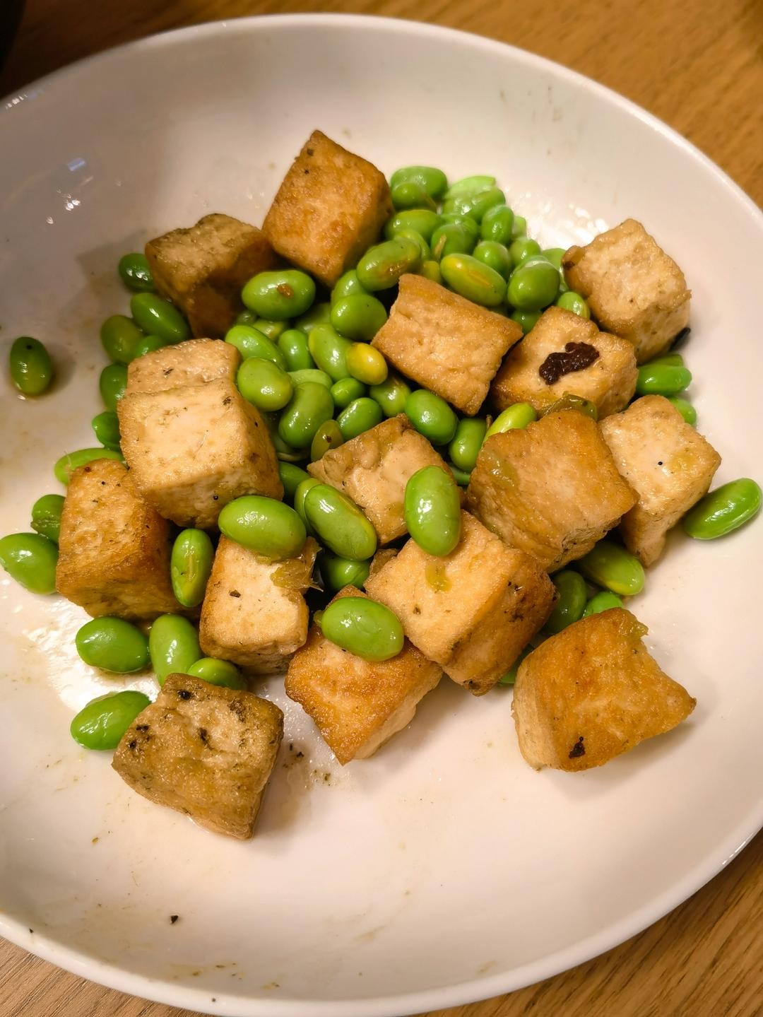 毛豆臭豆腐