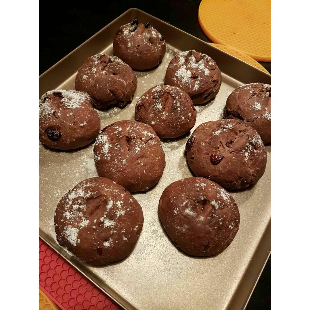 可可蔓越梅软欧~天然酵种(波兰种)