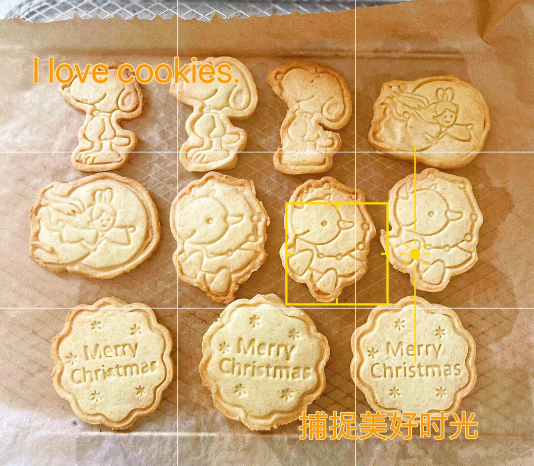 小朋友们超爱的卡通小饼干