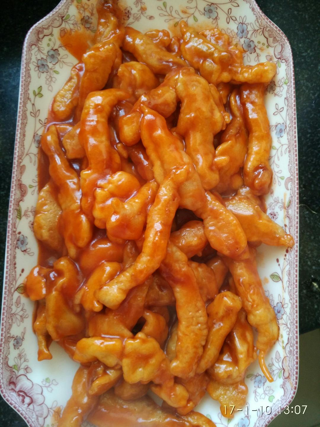 好吃的糖醋里脊