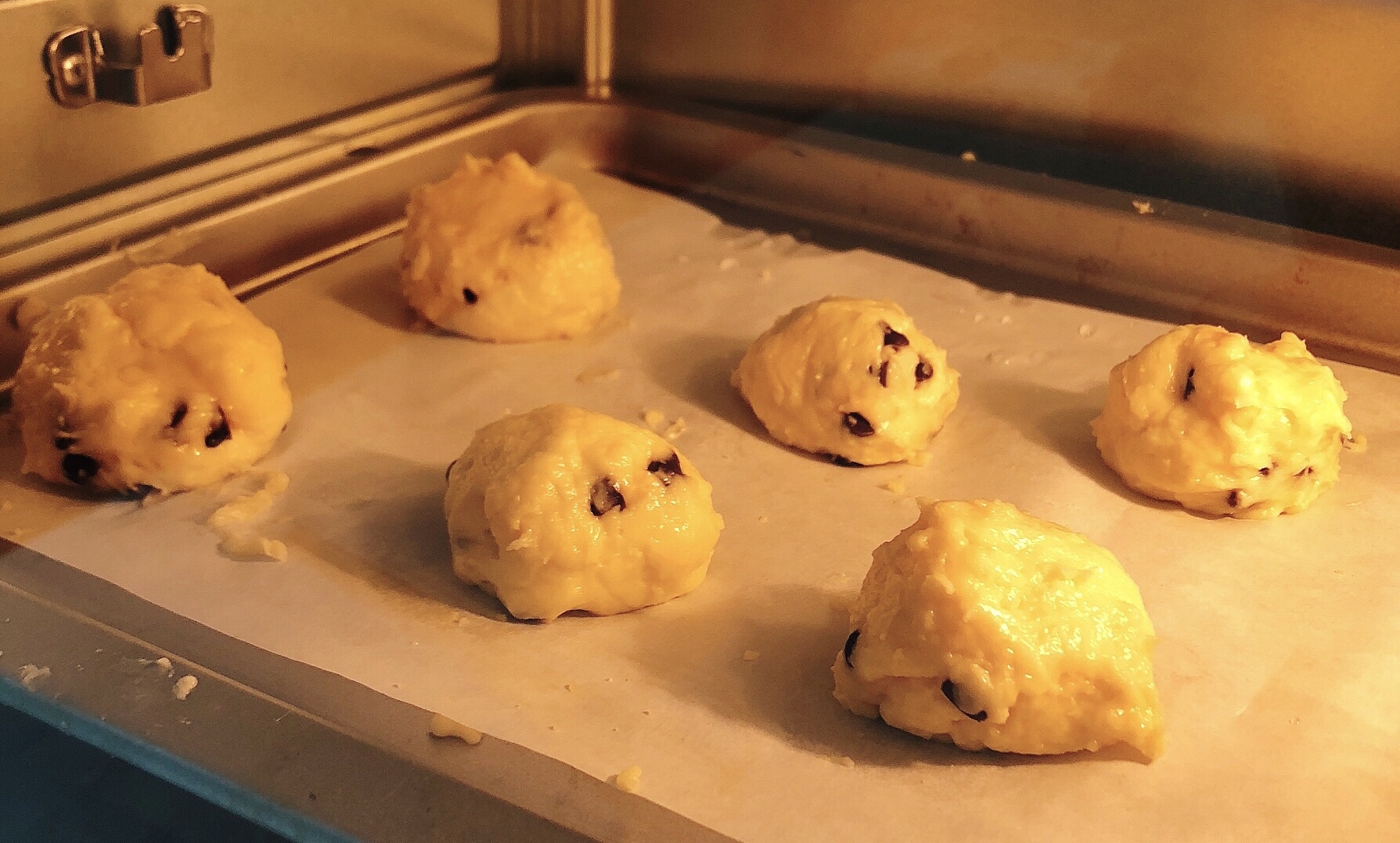 烤箱里的预拌粉版麻薯的做法 步骤5
